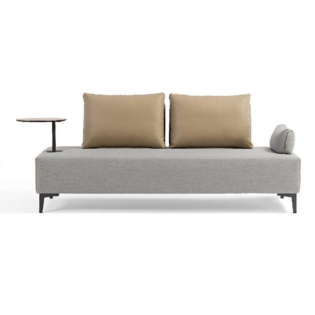 Inko Loungesofa Inko Multifunktions-Sofa Lavacca light grey/caramell variab günstig online kaufen