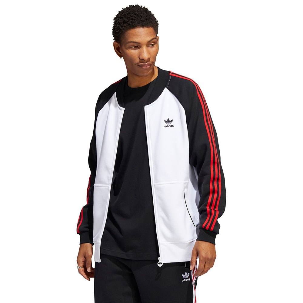 Adidas Originals Sprt Fleece Jacke M White / Black günstig online kaufen