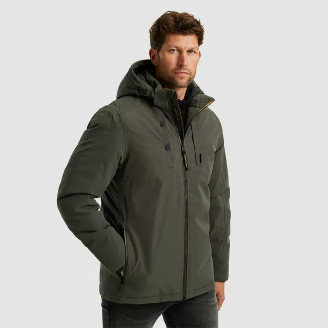 PME LEGEND Outdoorjacke Semi long jacket STEARPACKER Ottoman mit Kapuze günstig online kaufen