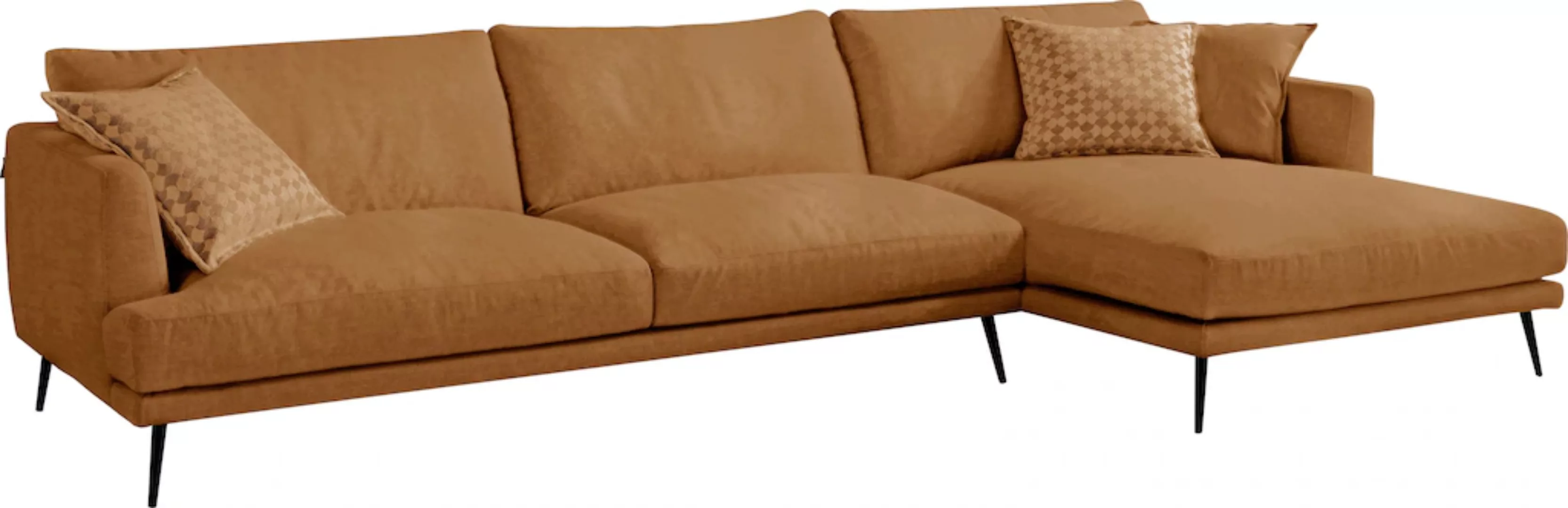 Egoitaliano Ecksofa "Sophia, Designsofa mit extrakomfortablem Sitzkomfort", günstig online kaufen