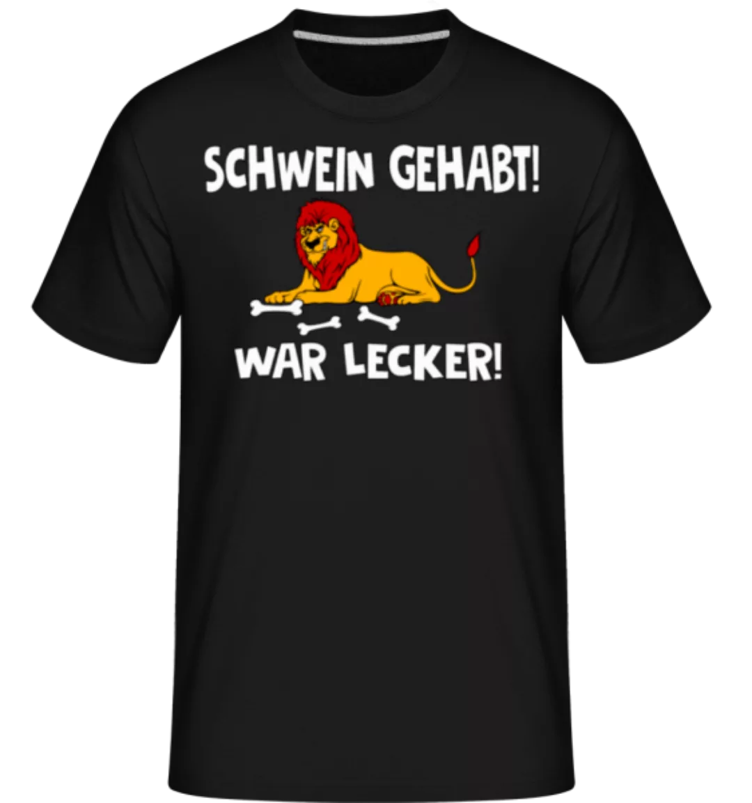 Schwein Gehabt War Lecker · Shirtinator Männer T-Shirt günstig online kaufen