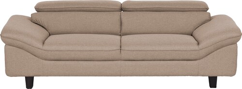 Home affaire 3-Sitzer "Pilot", Big-Sofa mit Kopfteilverstellung günstig online kaufen