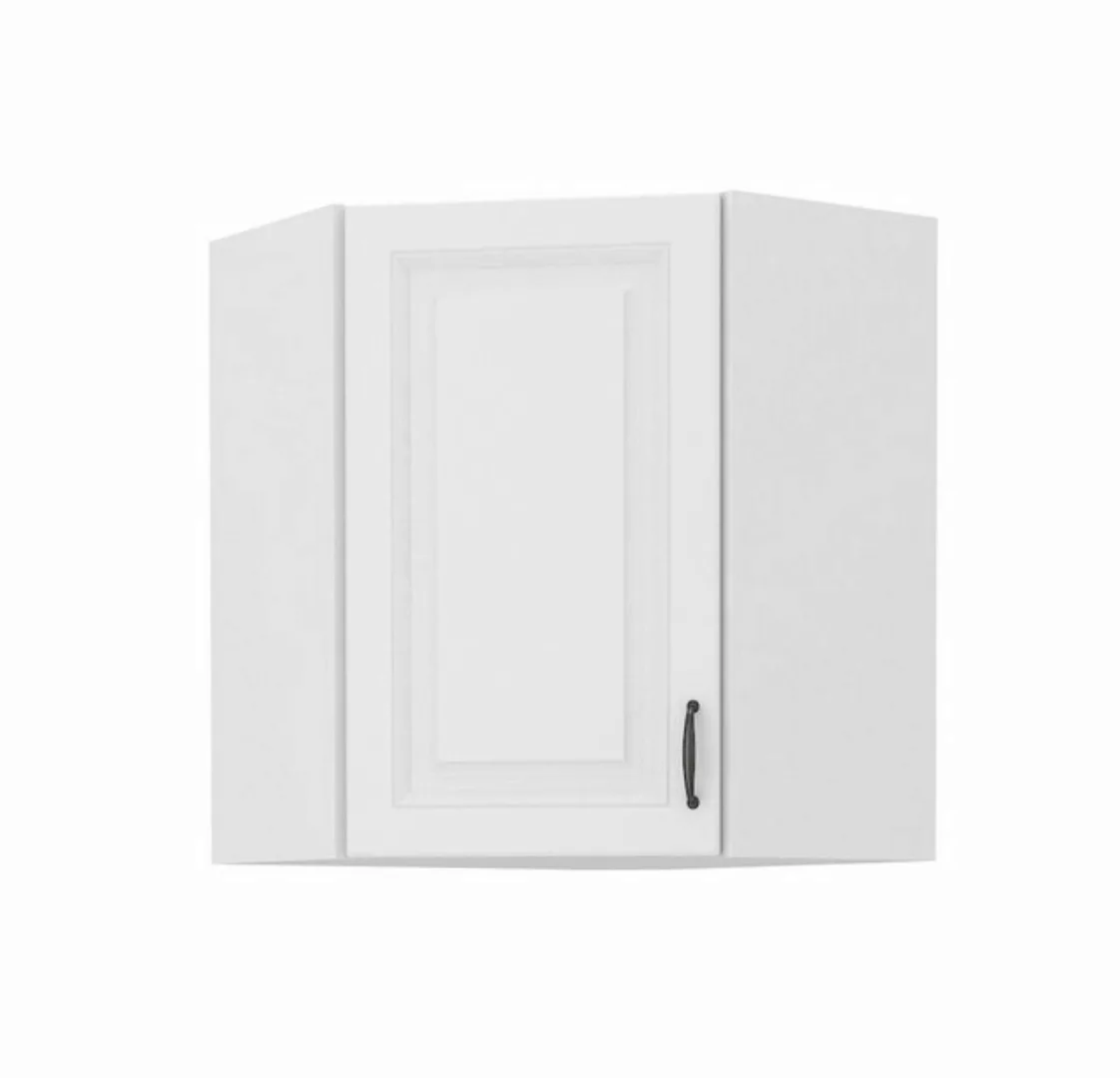 Küchen-Preisbombe Eckhängeschrank 60x60 cm Küche Stilo Weiß Küchenzeile Küc günstig online kaufen