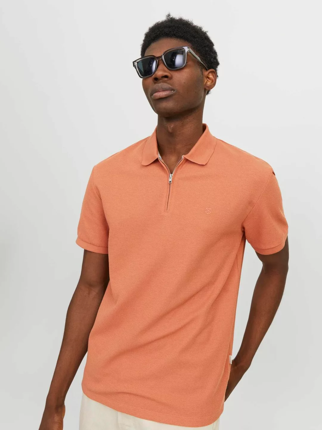 Jack & Jones Poloshirt "JPRCCJOHNNY HALF ZIP SS POLO SN" günstig online kaufen