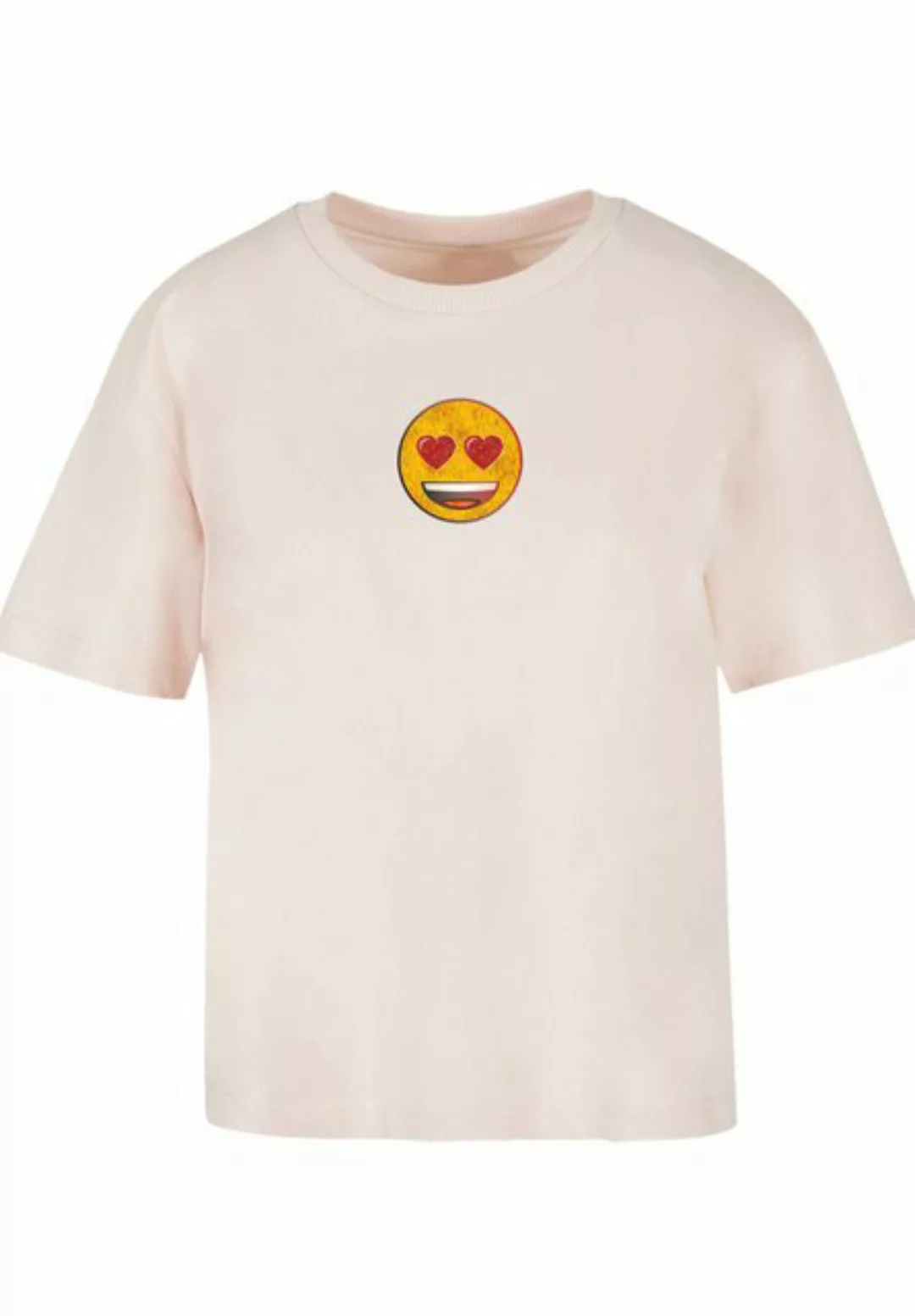 emoji couture T-Shirt Smiling furry yellow face jewel hearted eyes Premium günstig online kaufen