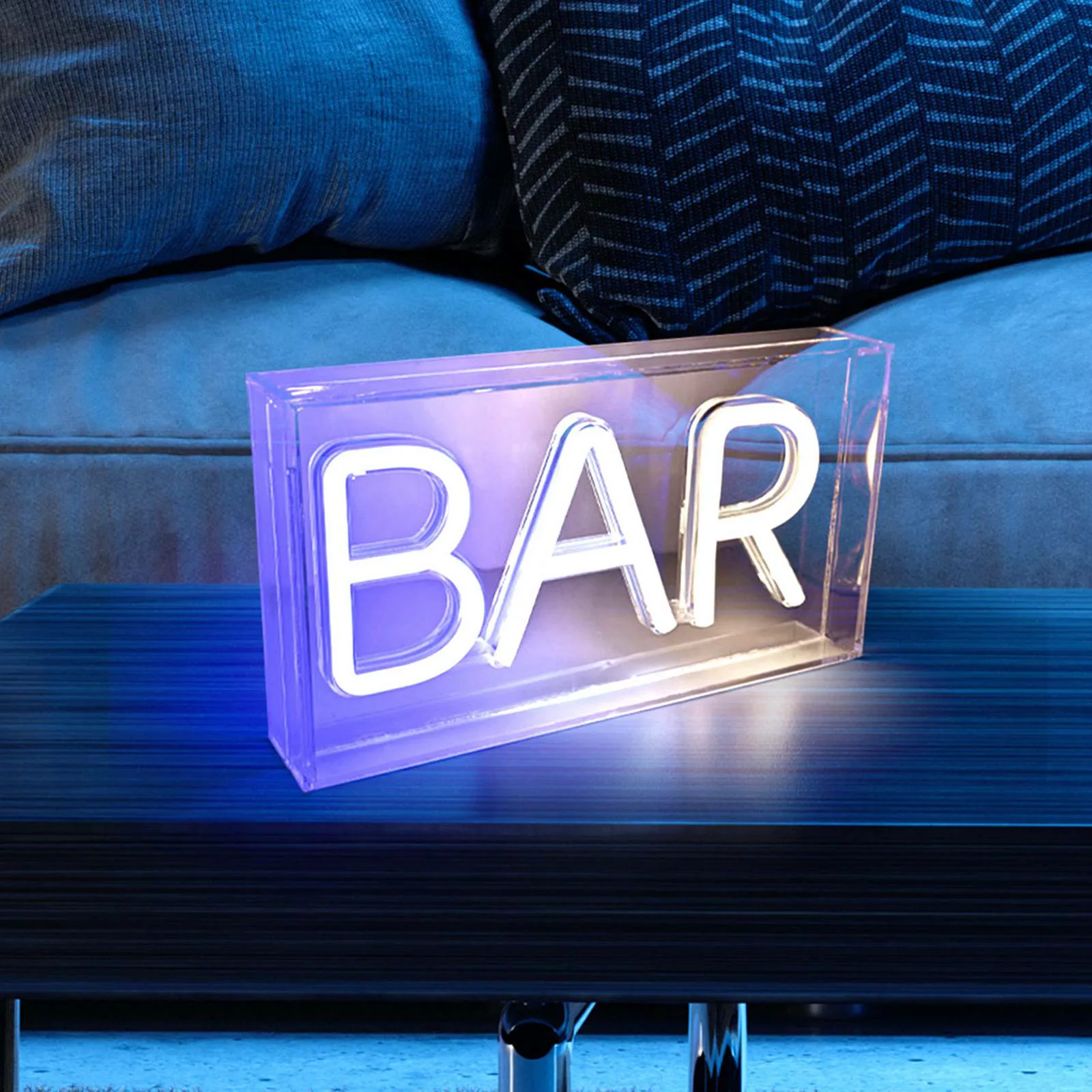 LED-Tischleuchte Neon Bar, USB günstig online kaufen