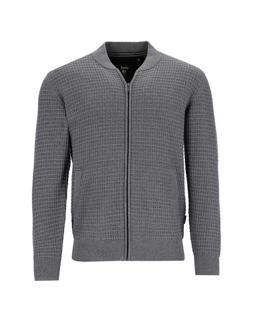 Hajo Strickjacke Strukturierte Strickjacke mit Blousonkragen günstig online kaufen