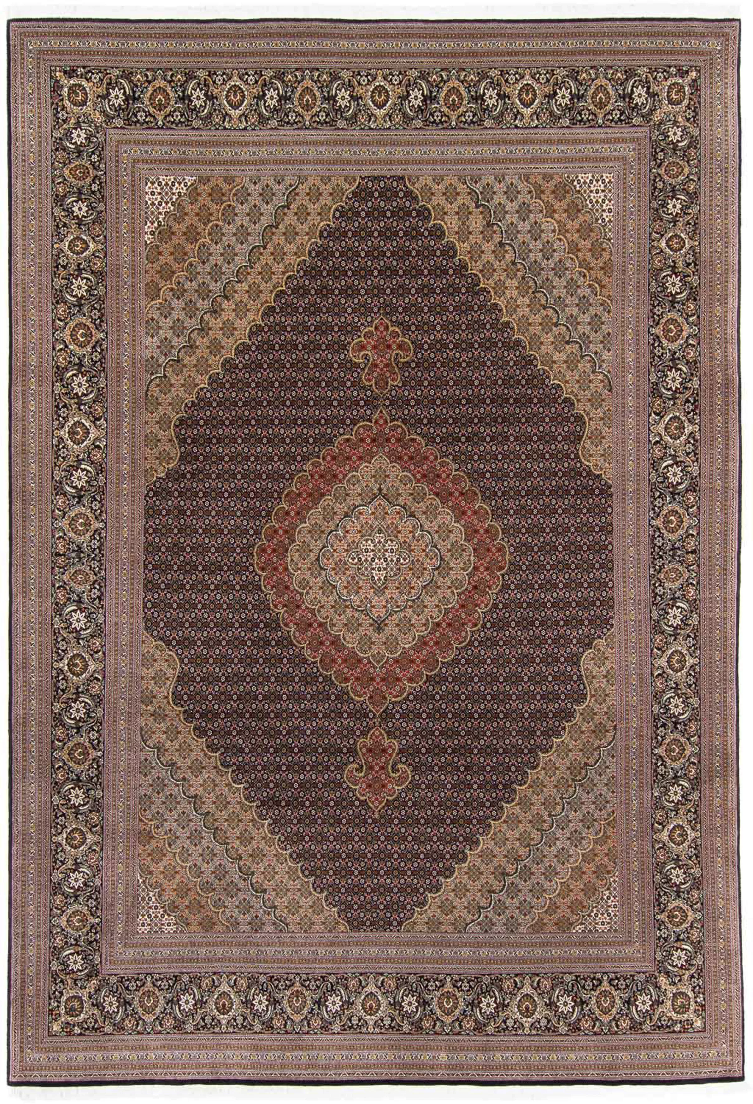 morgenland Orientteppich »Perser - Täbriz - 370 x 250 cm - braun«, rechteck günstig online kaufen