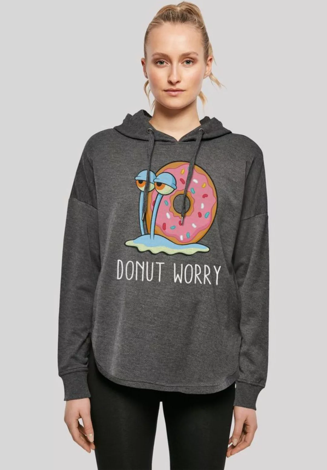 F4NT4STIC Kapuzenpullover "Spongebob Schwammkopf Donut Worry Garry", Print günstig online kaufen