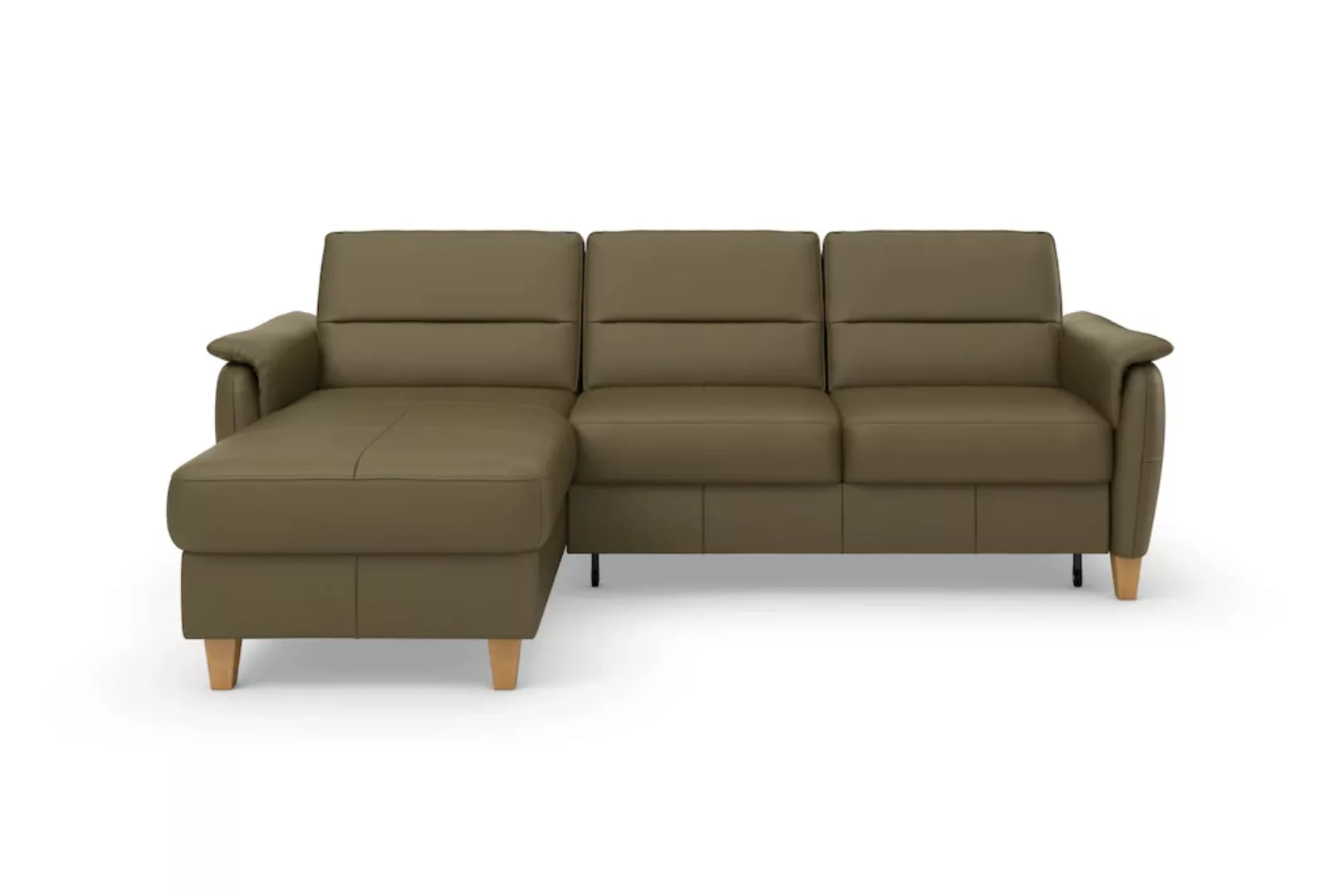 Home affaire Ecksofa "Palmera L-Form", Federkern, wahlweise mit Bettfunktio günstig online kaufen