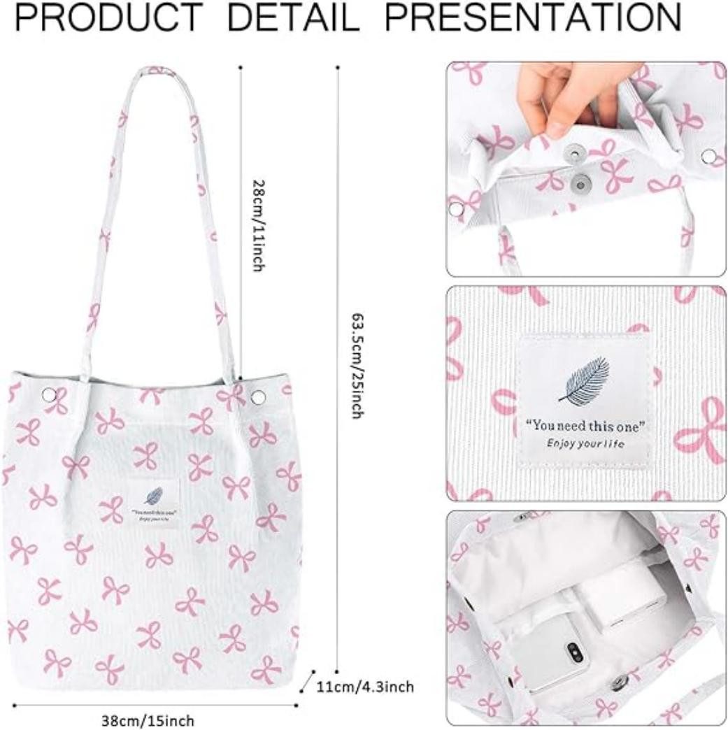 Coonoor Schultertasche Damen Grosse Kapazität Canvas günstig online kaufen