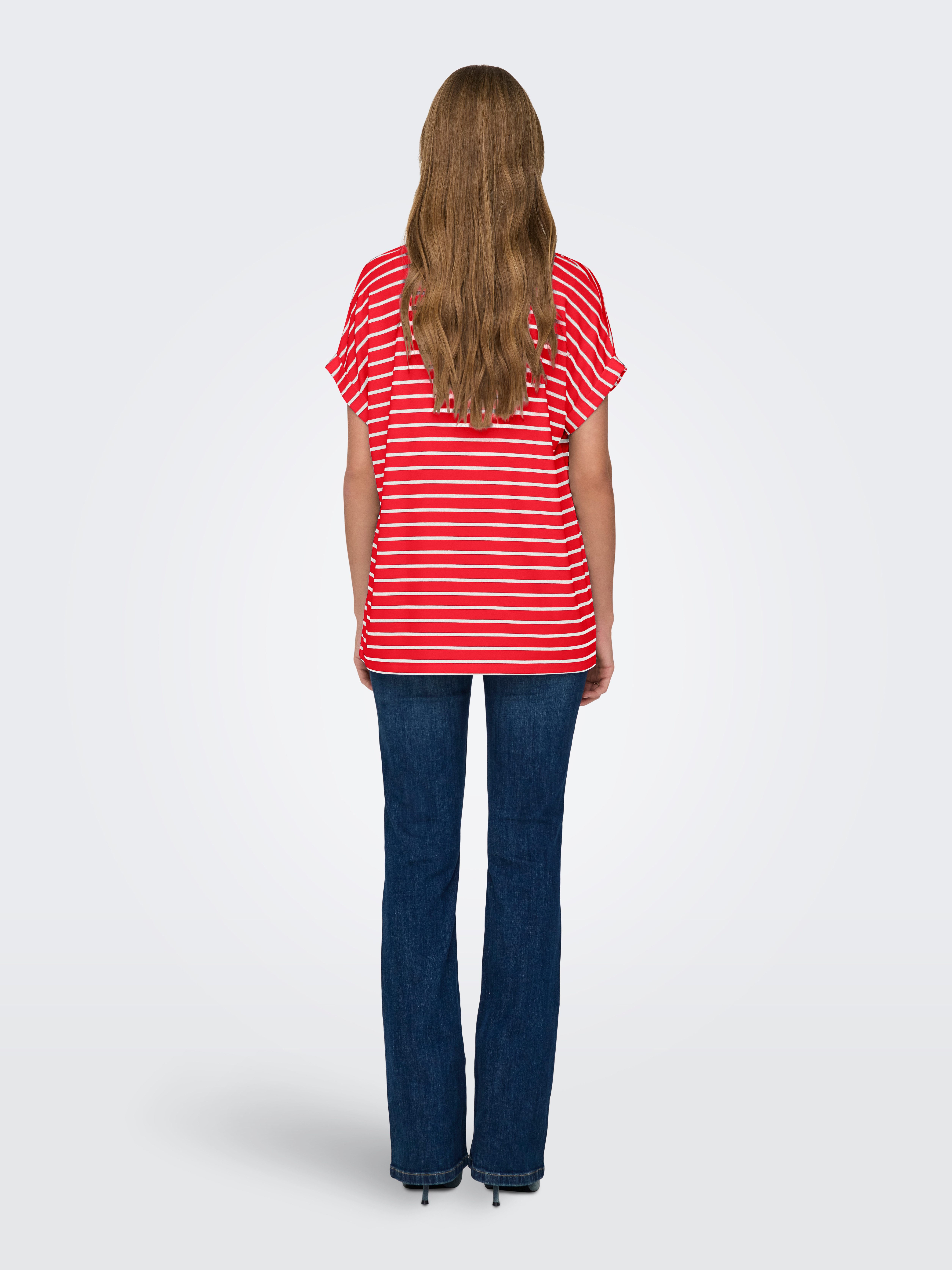 ONLY V-Shirt ONLMOSTER V-NECK TOP JRS günstig online kaufen
