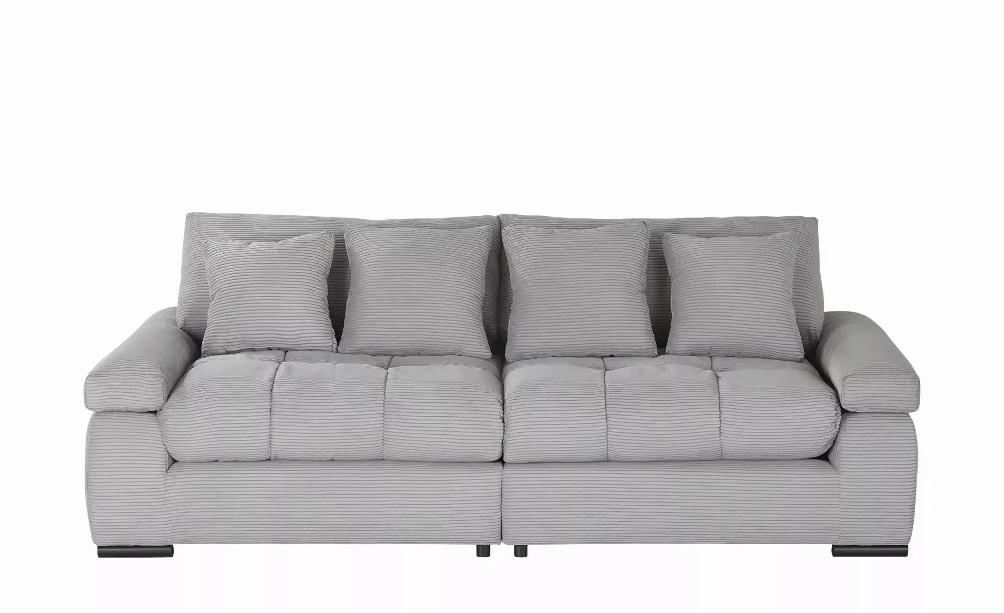 bobb Big Sofa  Hella ¦ grau ¦ Maße (cm): B: 262 H: 96 T: 140.0 Polstermöbel günstig online kaufen