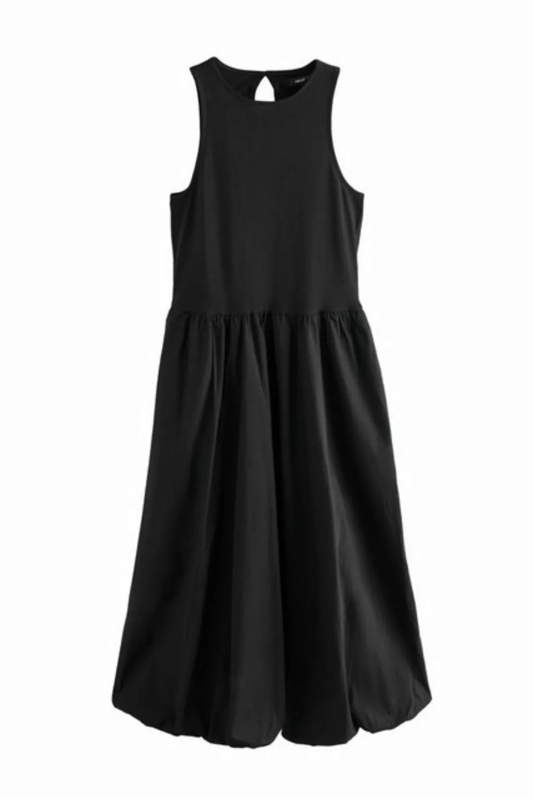 Next Midikleid Ärmelloses Midikleid Ballonsaum 100 % Baumwolle (1-tlg) günstig online kaufen