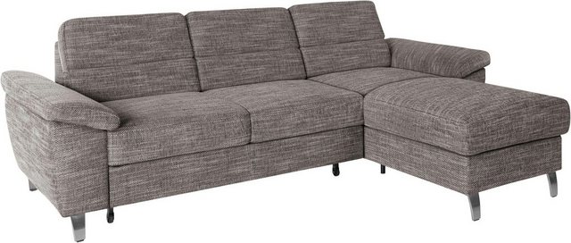 sit&more Ecksofa "Sorano L-Form", wahlweise mit Bettfunktion und Bettkasten günstig online kaufen