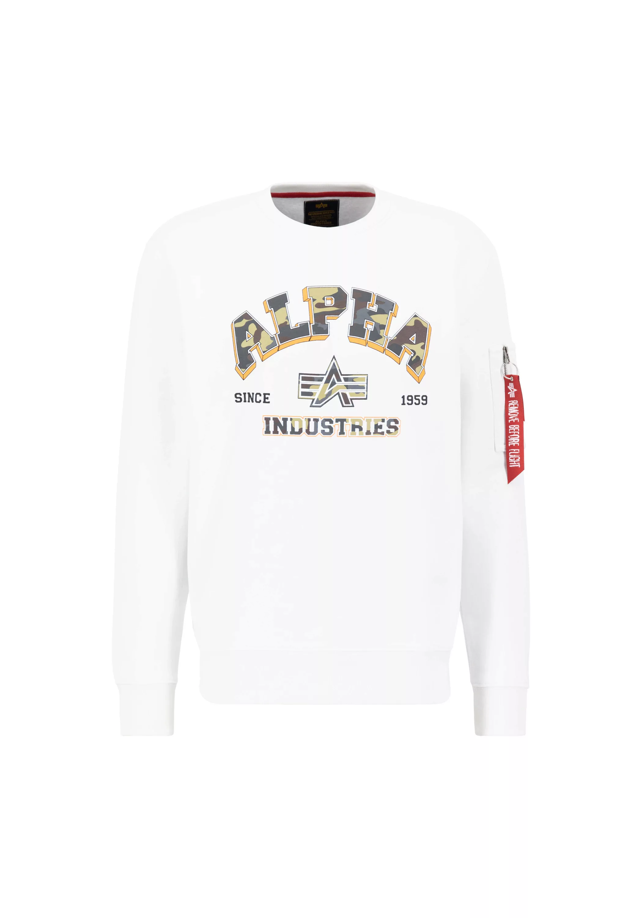 Alpha Industries Sweater "Alpha Industries Men - Sweatshirts College Camo S günstig online kaufen