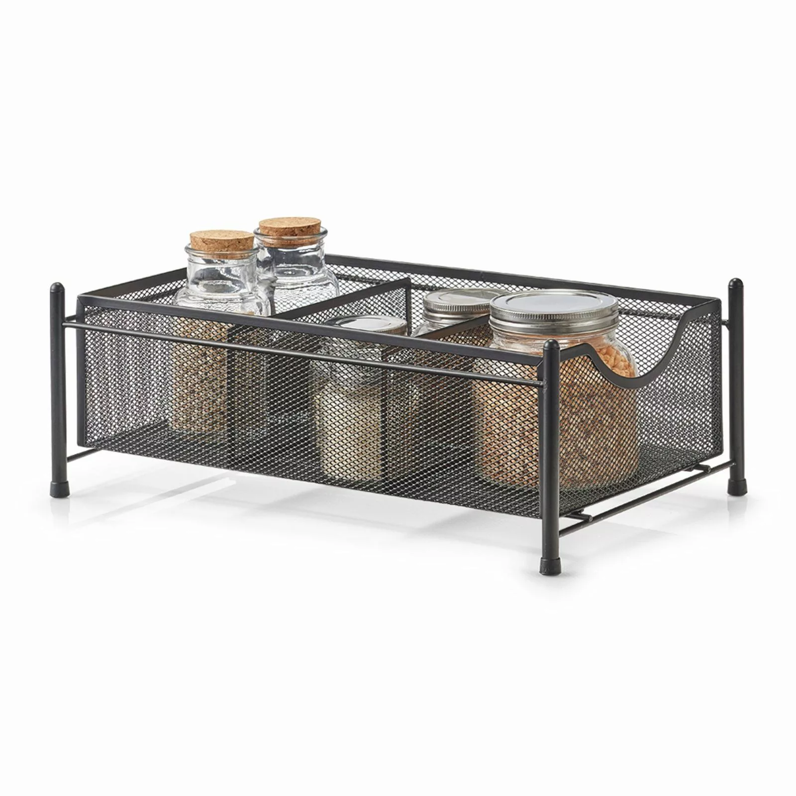 Zeller Present Aufbewahrungsbox Schreibtisch Organizer Mesh günstig online kaufen