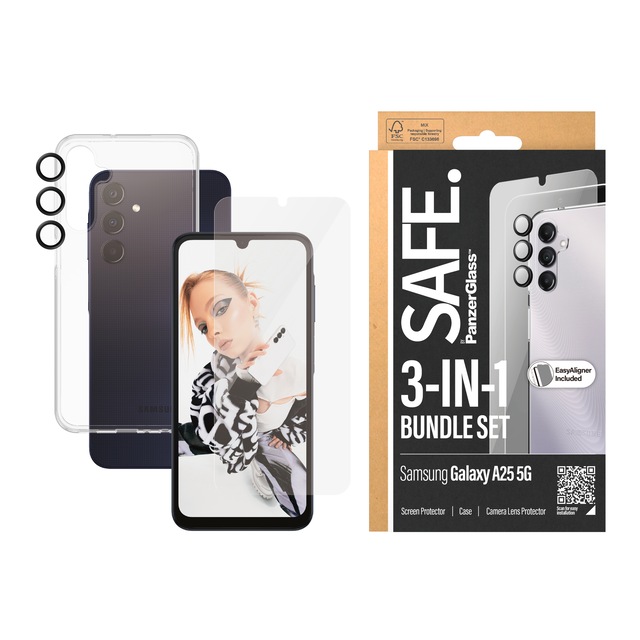 SAFE by PanzerGlass Displayschutzglas »3-in-1 Bundle Set Screen Protector, günstig online kaufen