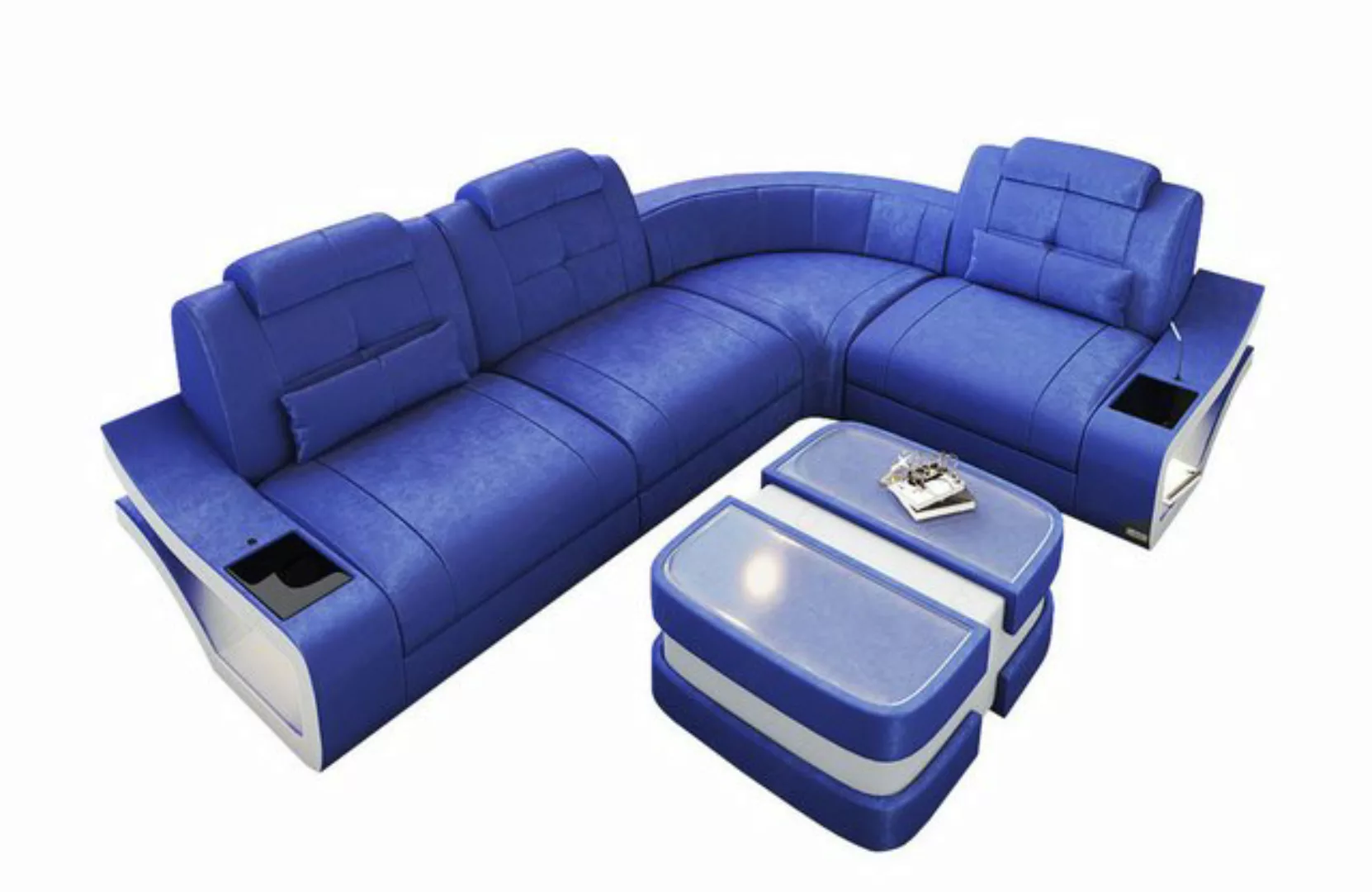 Sofa Dreams Ecksofa Polster Stoff Sofa Elena L Form SV Samtstoff Stoffsofa günstig online kaufen