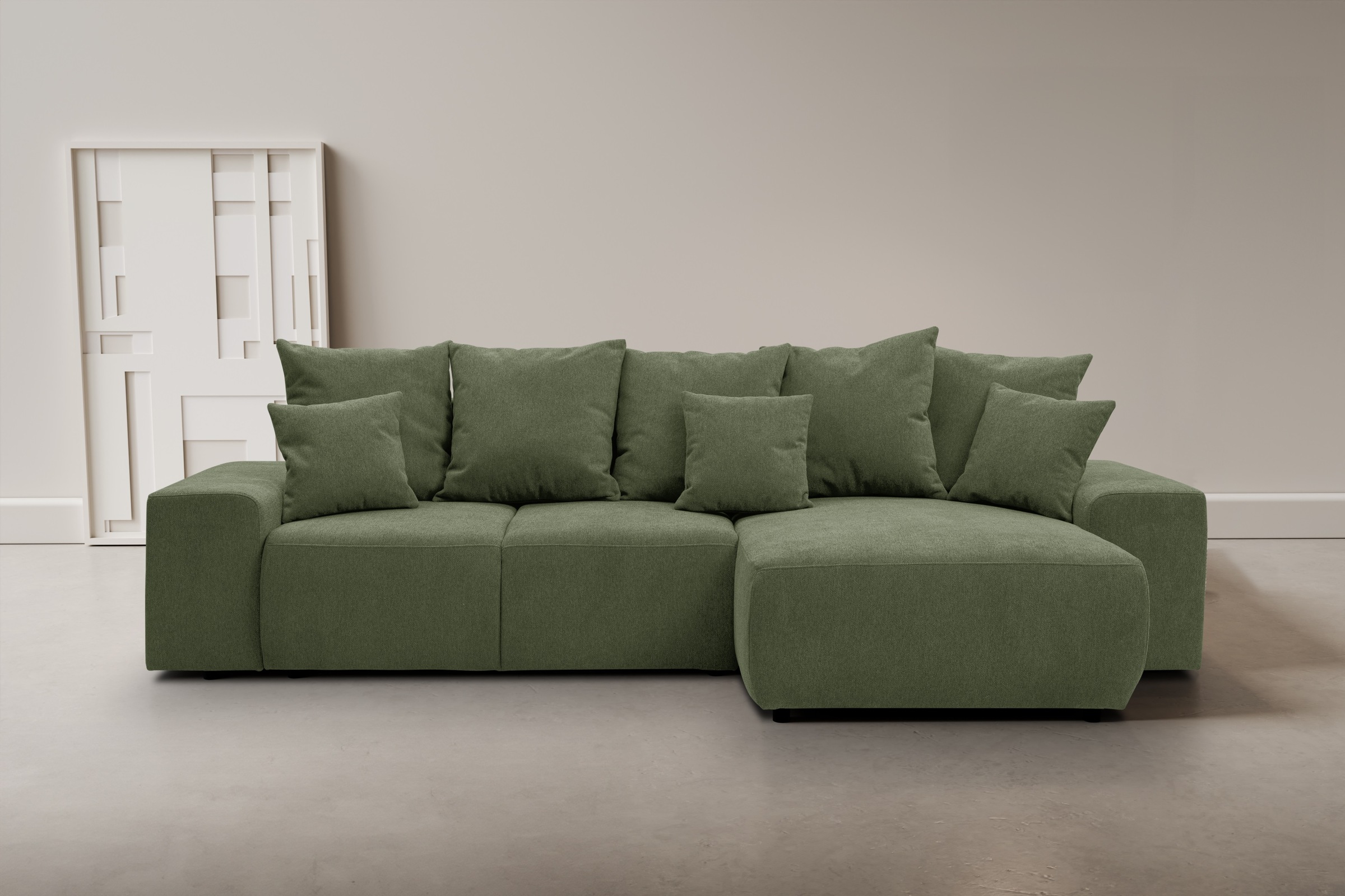 WERK2 Ecksofa »Riwa, modernes Sofa zum Kuscheln und Entspannen, Breite 300c günstig online kaufen