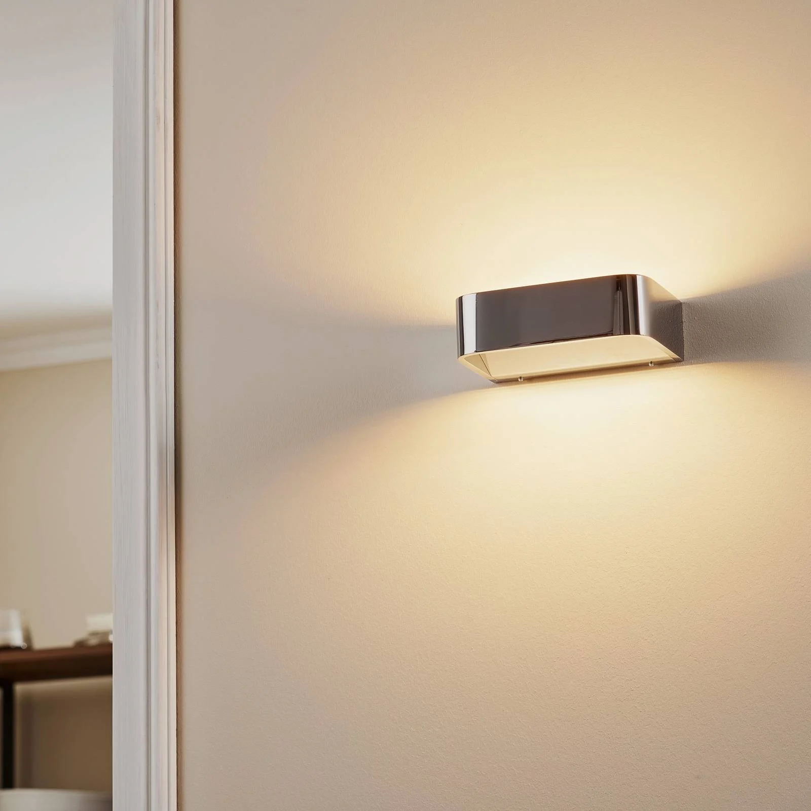 Rotaliana Frame W1 LED-Wandlampe chrom 3.000 K günstig online kaufen