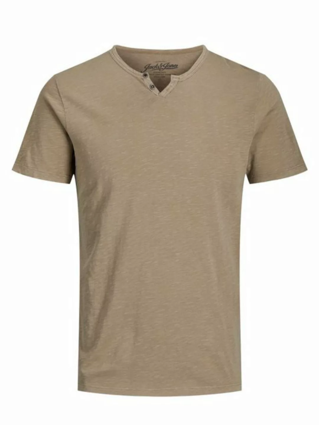 Jack & Jones Herren Rundhals T-Shirt JJESPLIT - Slim Fit günstig online kaufen