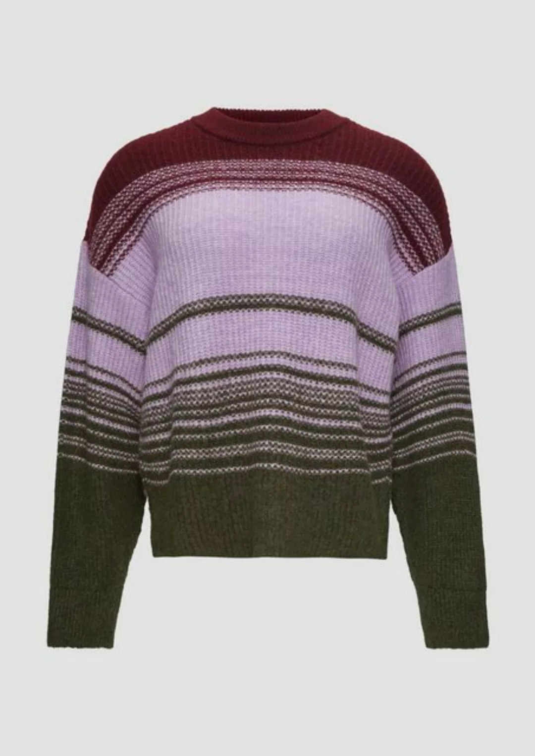 s.Oliver Sweatshirt Strickpullover, GREEN günstig online kaufen