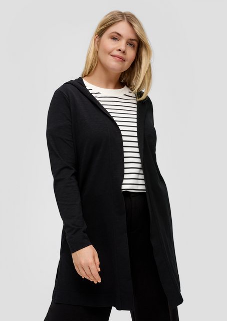 s.Oliver Langarmshirt Strickjacke mit Flammgarnstruktur günstig online kaufen