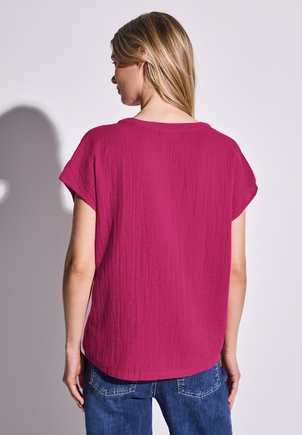 STREET ONE Hemdbluse, aus reiner Baumwolle günstig online kaufen