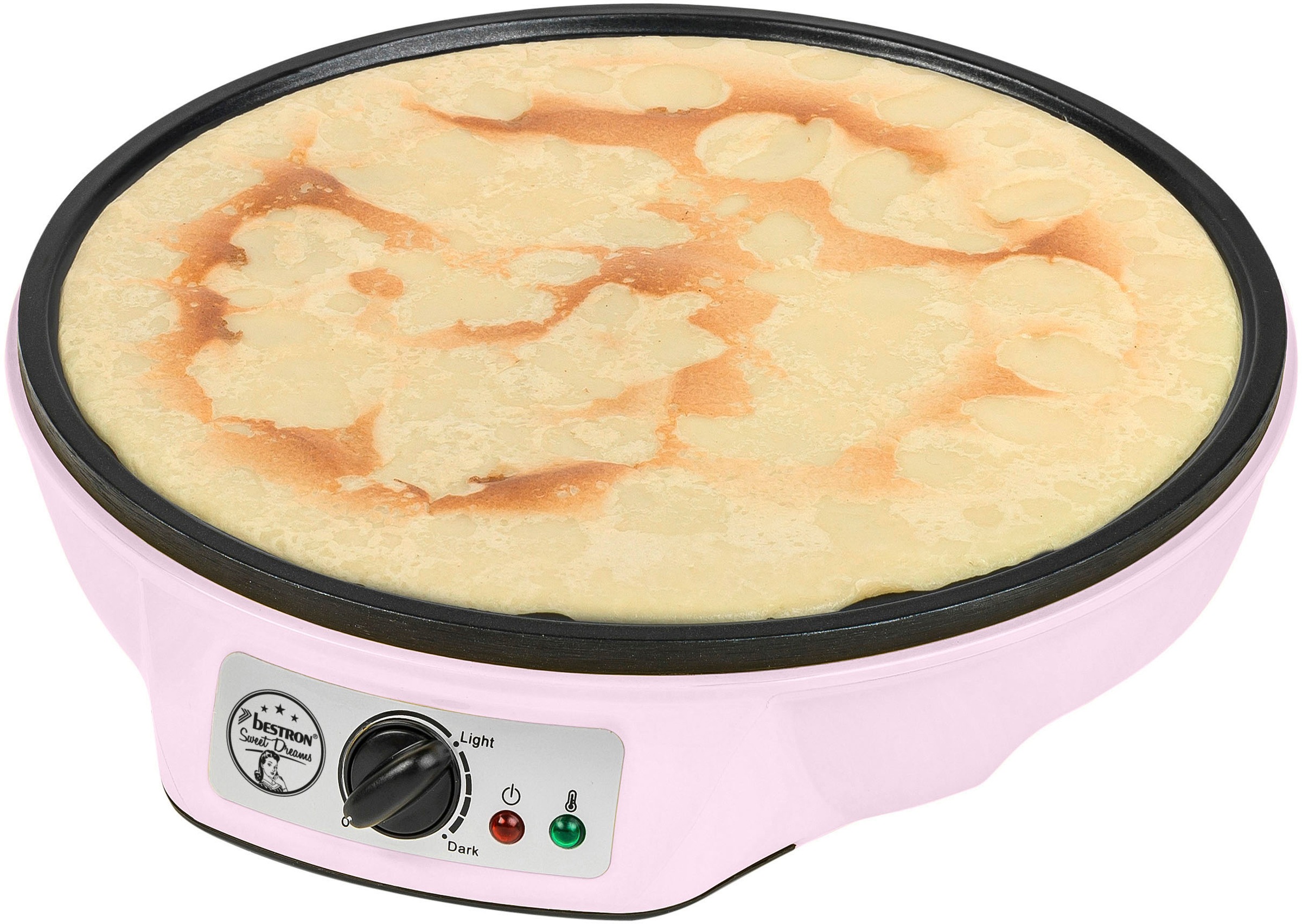 bestron Crêpesmaker »ASW602 im Retro Design, für Crepes mit Ø 30 cm«, 1000 günstig online kaufen