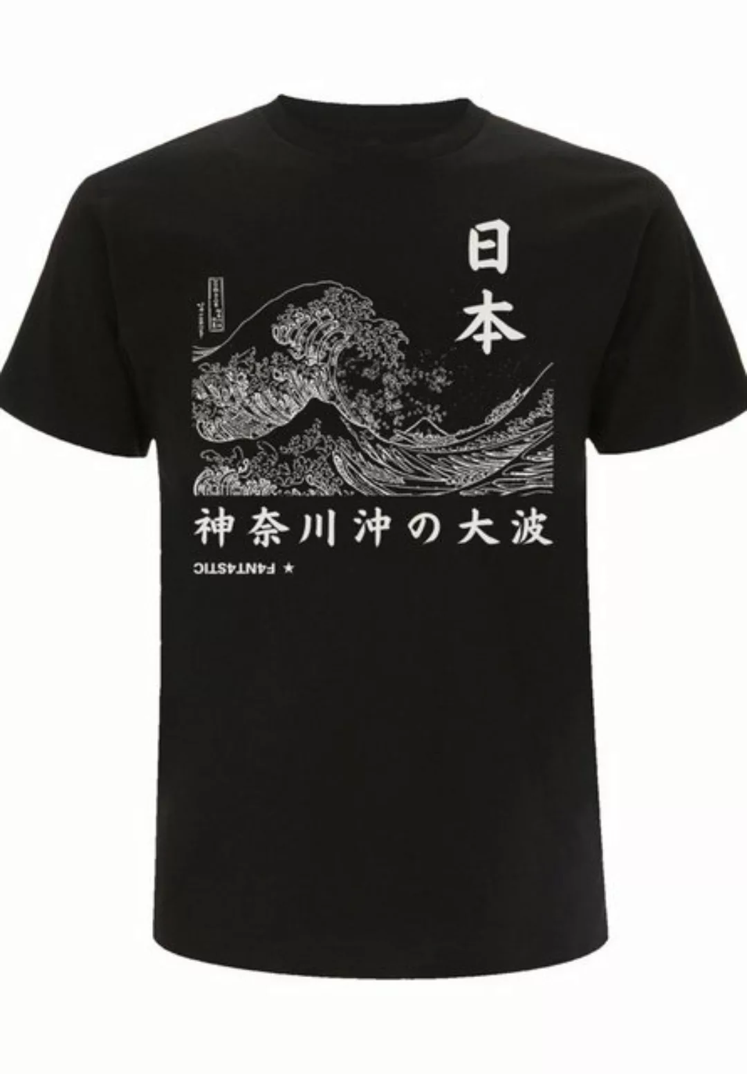 F4NT4STIC T-Shirt Kanagawa Welle Japan Print günstig online kaufen