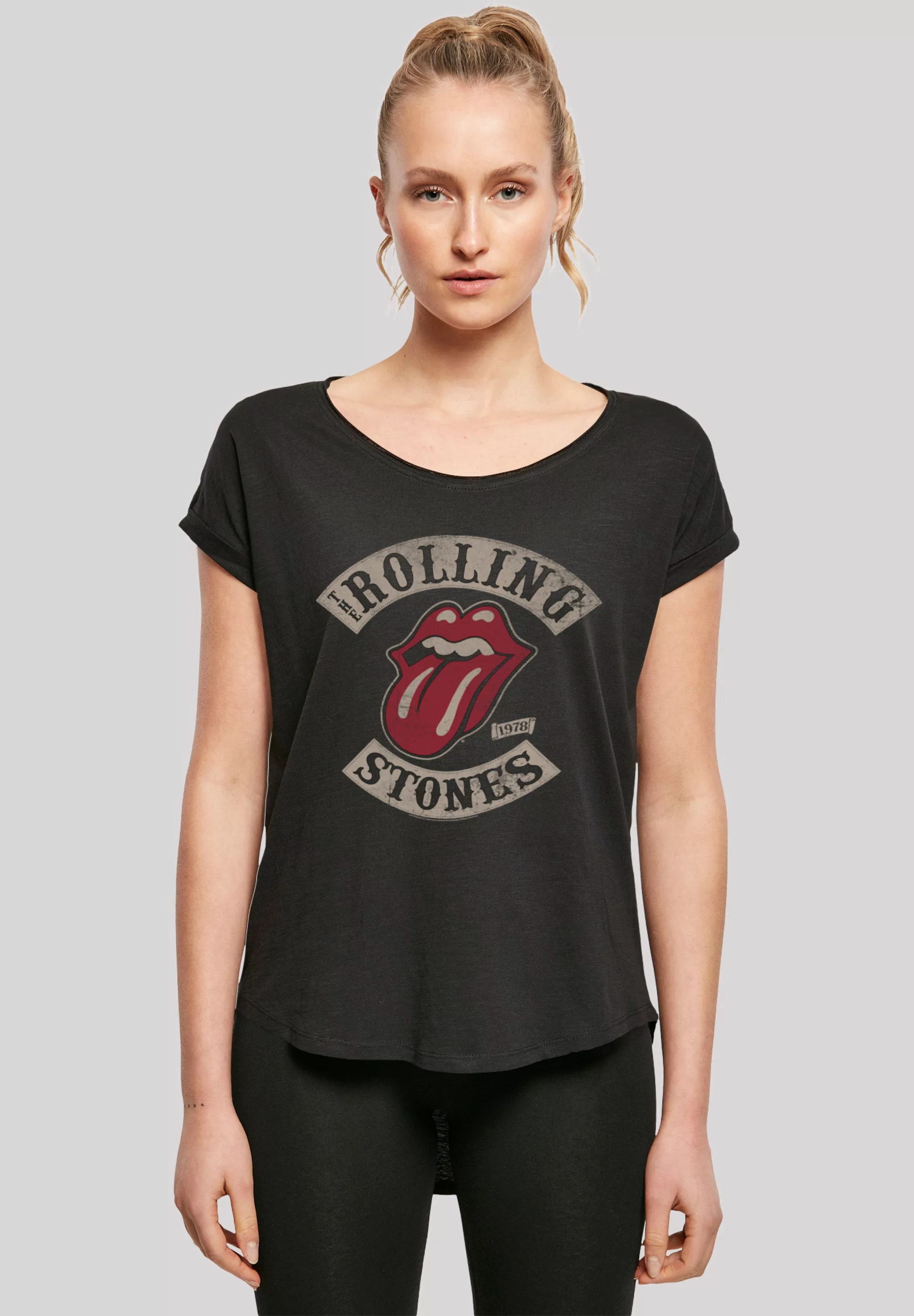 F4NT4STIC T-Shirt "The Rolling Stones Rockband Tour 78 Black", Print günstig online kaufen