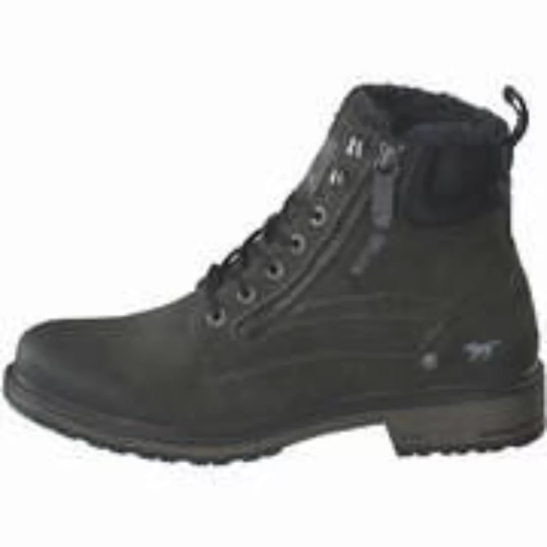 Mustang Schnür Boots Herren grau|grau|grau günstig online kaufen