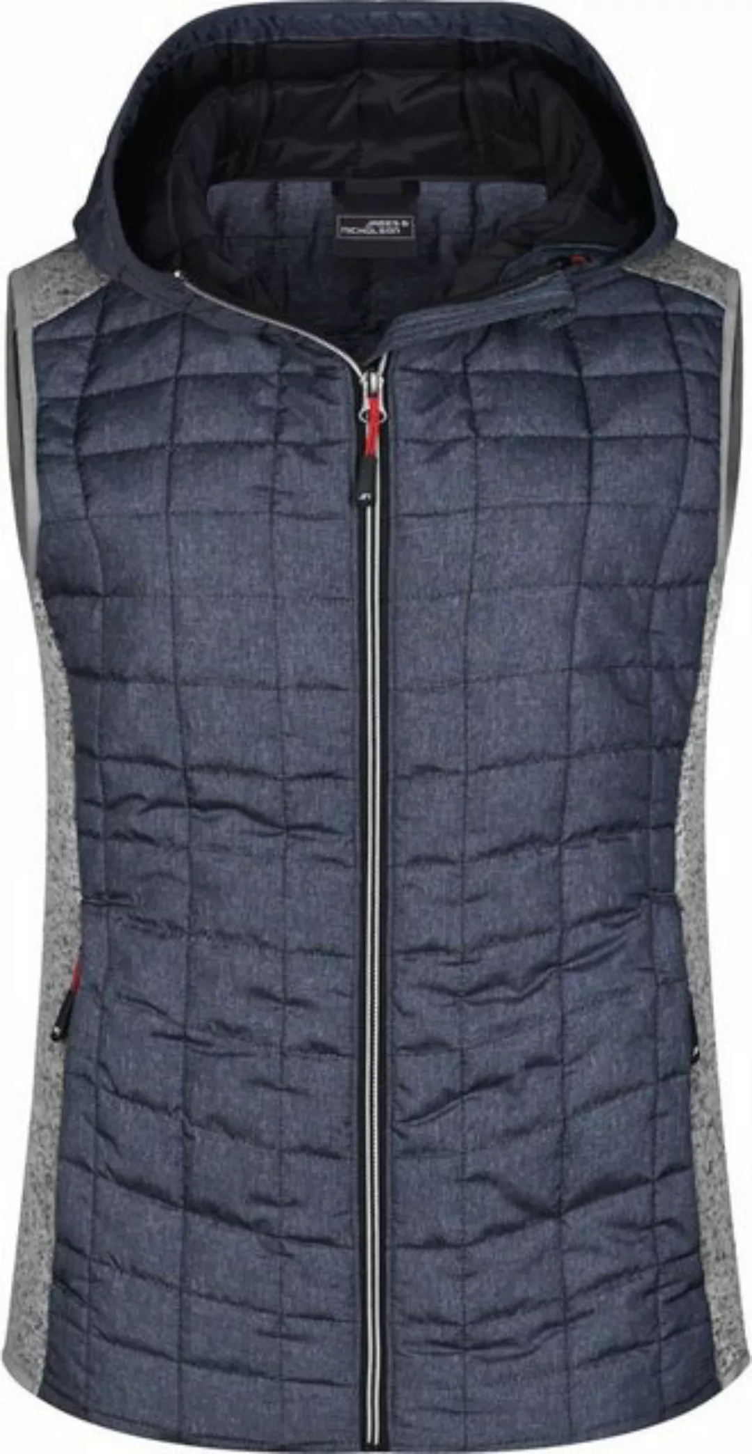 James & Nicholson Strickweste Damen Strick Hybrid Gilet FaS50767 günstig online kaufen