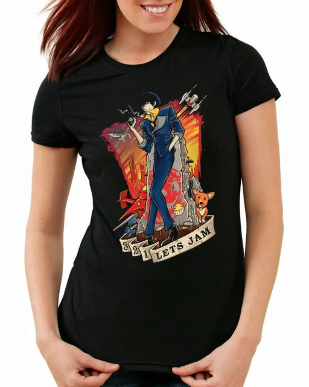 style3 T-Shirt Bounty Blues anime manga swordfish cowboy bebop günstig online kaufen