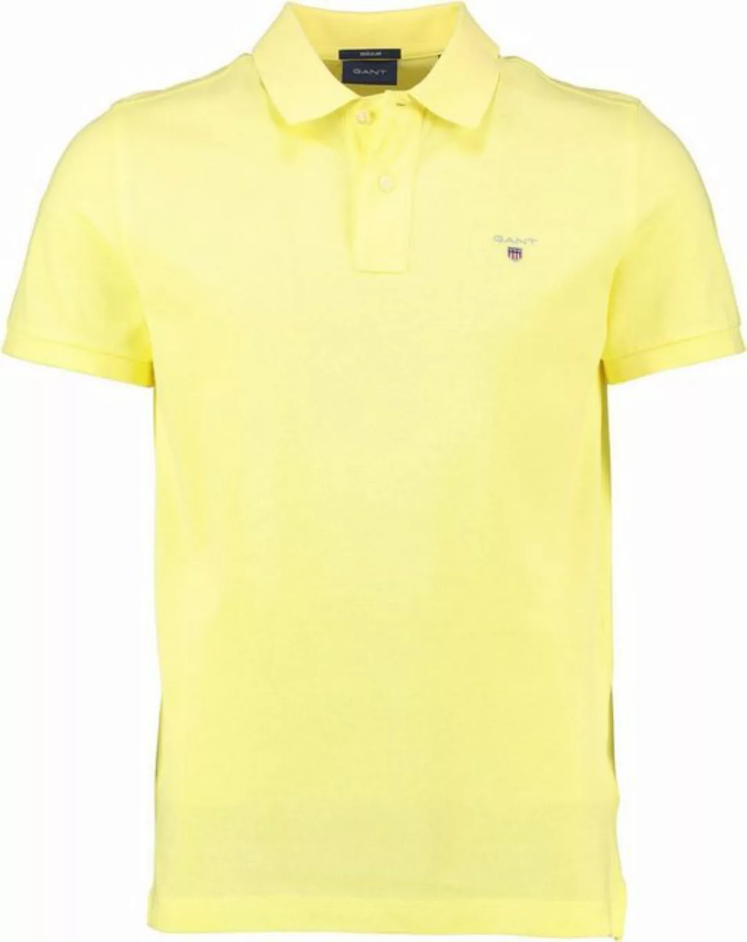 Gant Poloshirt GANT Polo-Shirt gelb Original Rugger günstig online kaufen