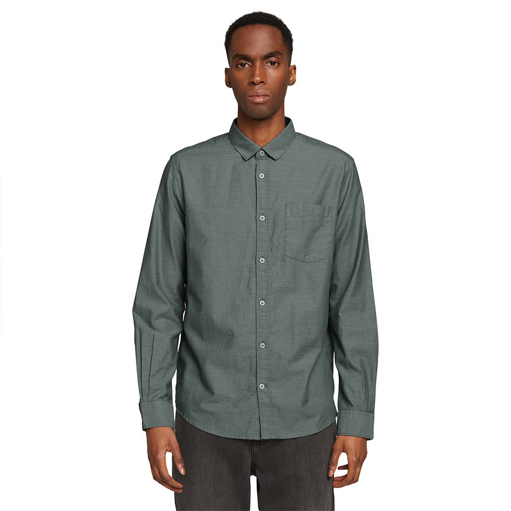 Tom Tailor 1028700 Langarm-shirt 2XL Smoke Green Small Cross Stripe günstig online kaufen