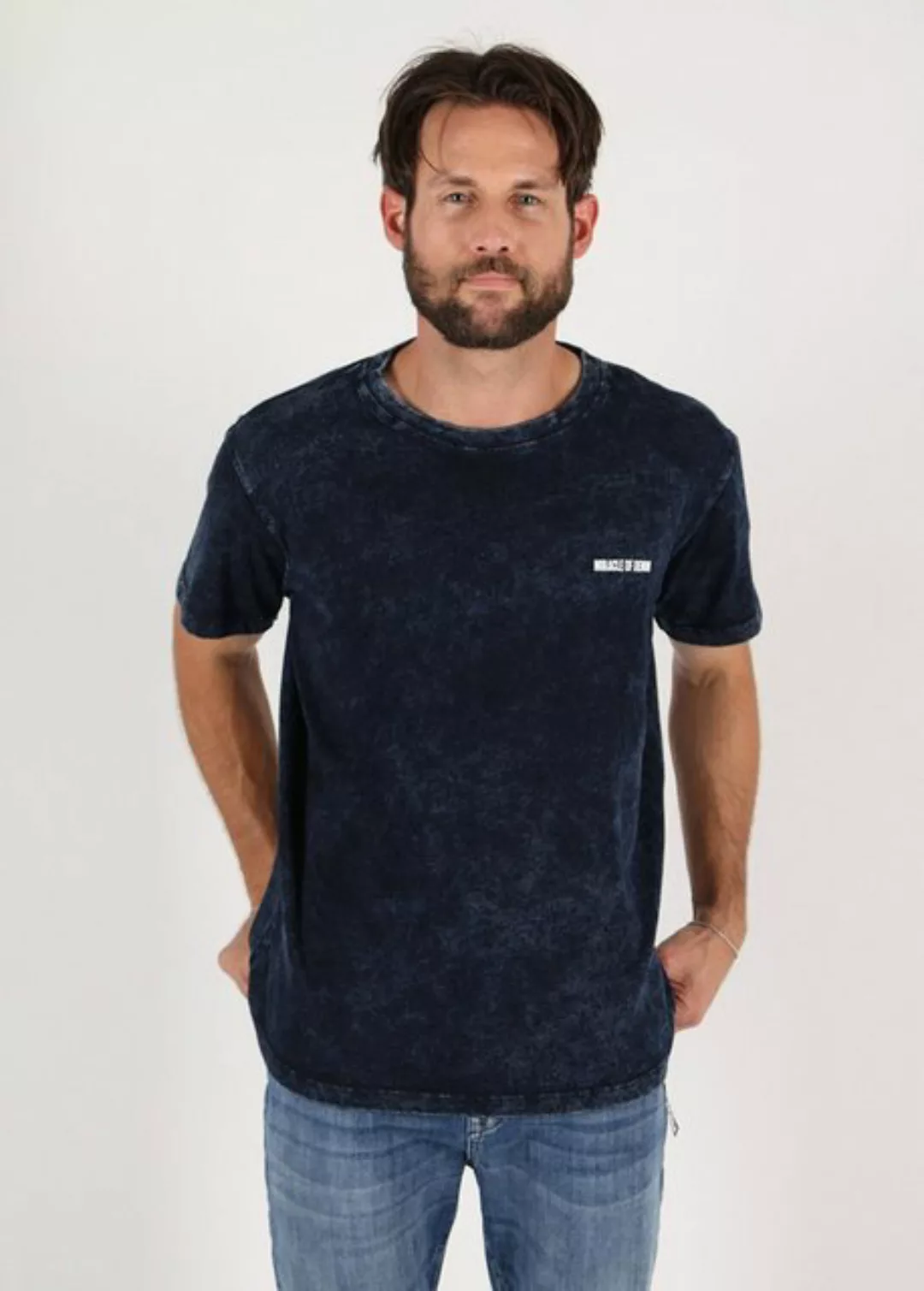Miracle of Denim T-Shirt mit Rundhalsausschnitt günstig online kaufen