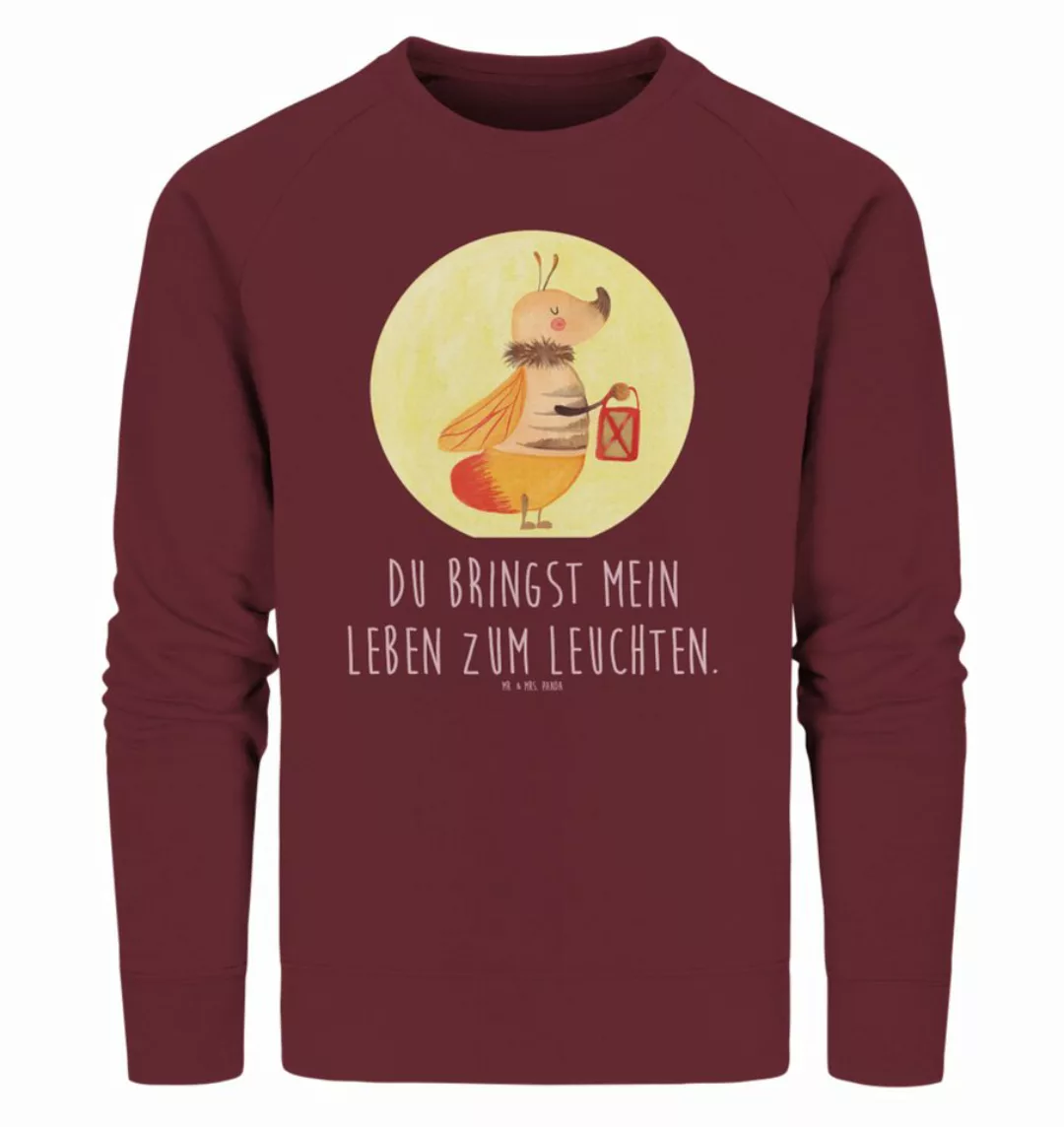 Mr. & Mrs. Panda Longpullover Größe M Glühwürmchen - Burgundy - Geschenk, P günstig online kaufen