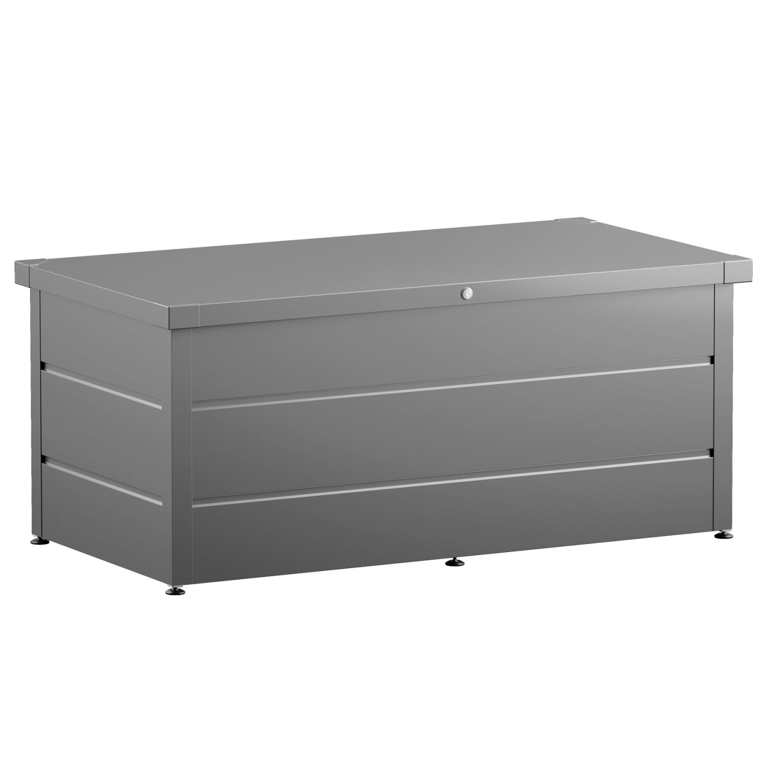 EcoStar Gartenbox Elegant 166 cm x 88 cm x 73 cm Graualuminium günstig online kaufen