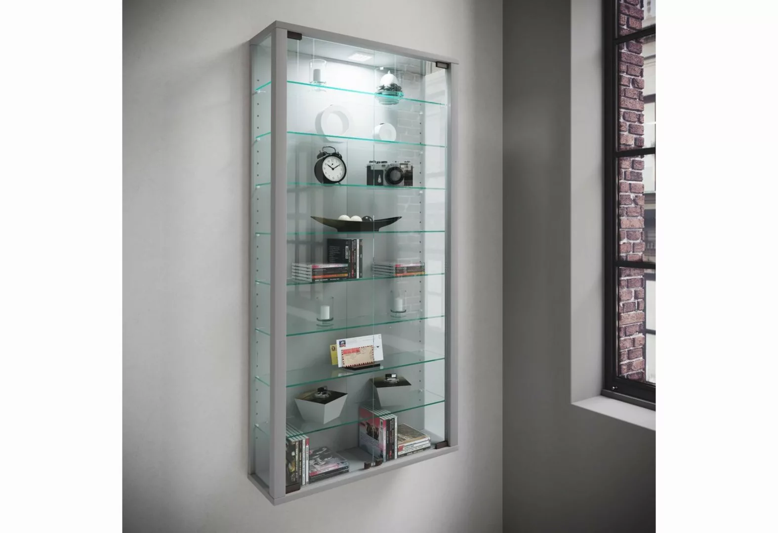 VCM Hängevitrine Wandvitrine Hängevitrine Glasvitrine Vitrosa Maxi (1-St) günstig online kaufen