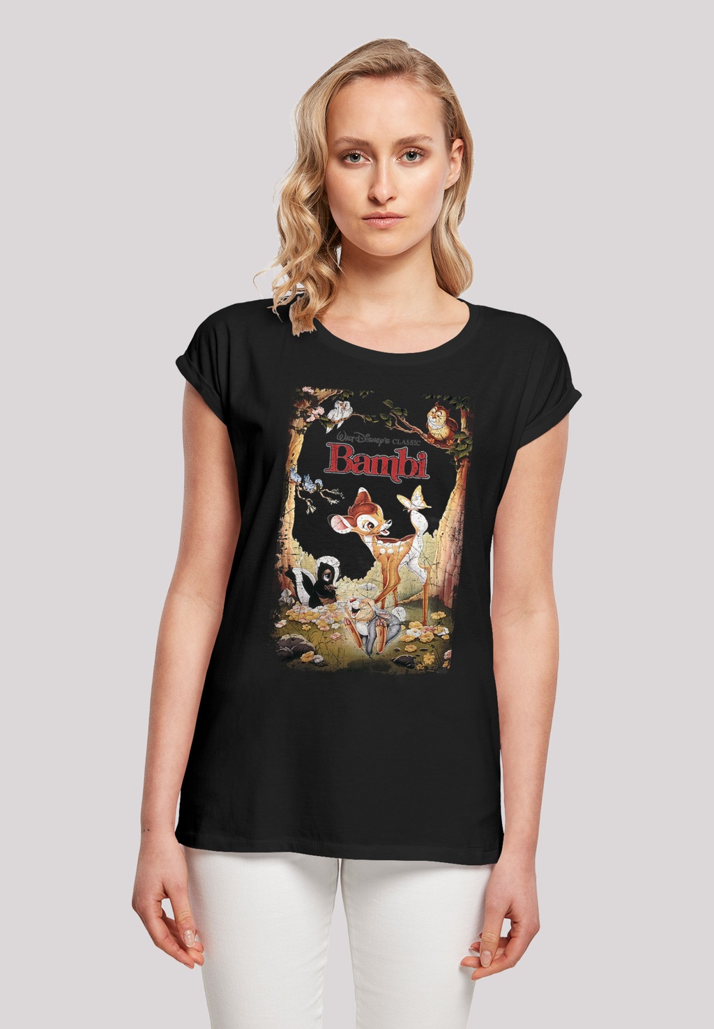 F4NT4STIC T-Shirt "Disney Bambi Retro Poster", Damen,Premium Merch,Regular- günstig online kaufen
