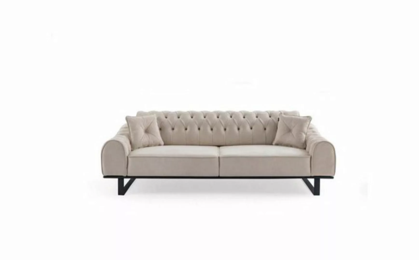 Xlmoebel 3-Sitzer Neue Designer Luxus-Couch in exklusivem Beige für das Woh günstig online kaufen