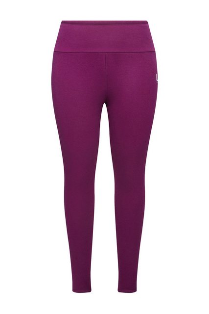 Ulla Popken Lederimitathose Leggings Webfellfutter extrawarm High Waist günstig online kaufen