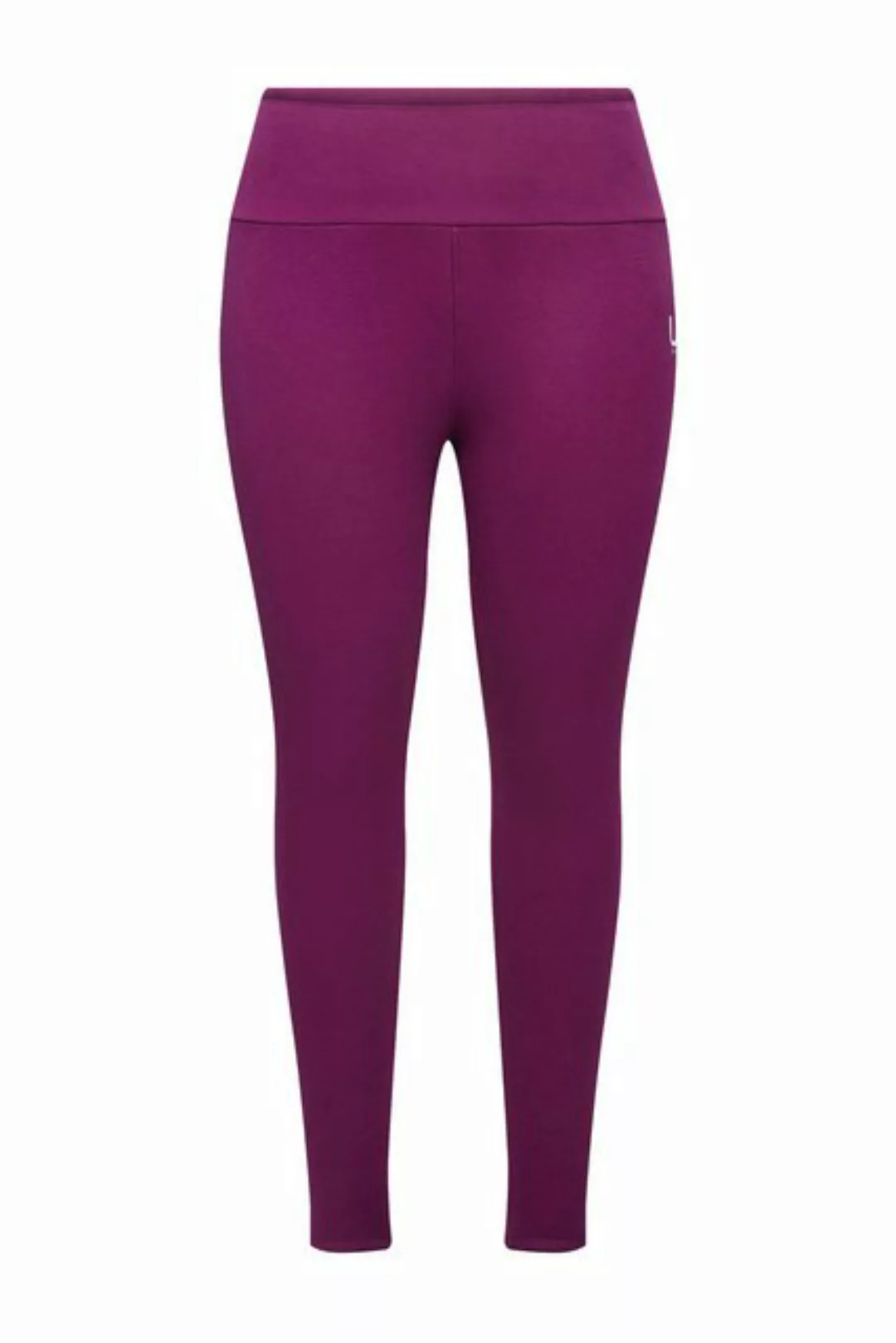 Ulla Popken Lederimitathose Leggings Webfellfutter extrawarm High Waist günstig online kaufen