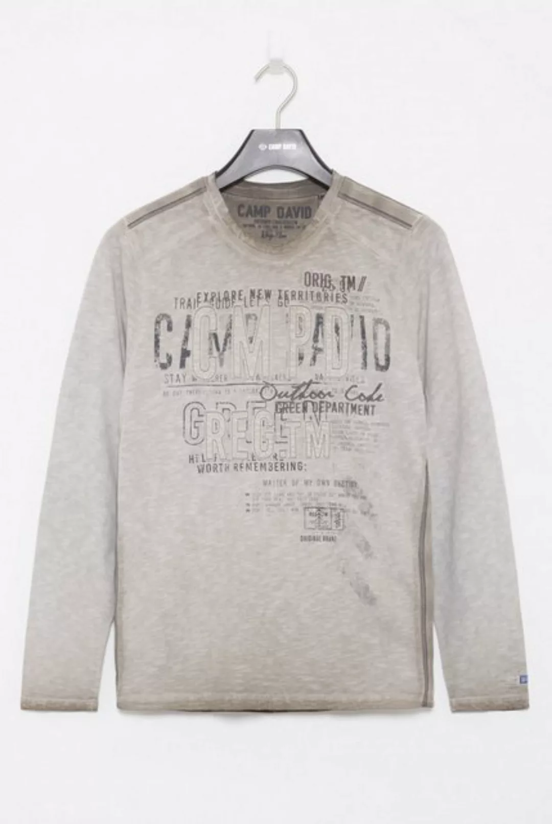 CAMP DAVID Langarmshirt günstig online kaufen