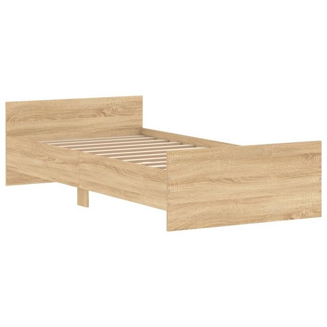 furnicato Bettgestell ohne Matratze Sonoma-Eiche 90x190 cm Holzwerkstoff (1 günstig online kaufen