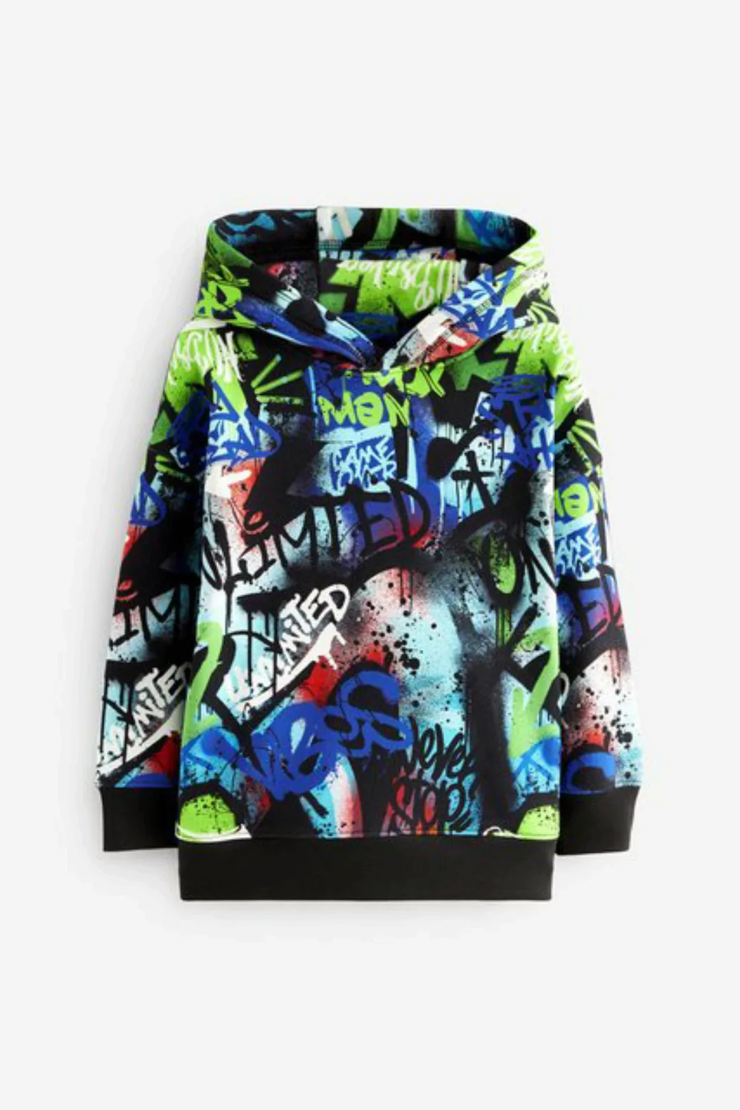 Next Kapuzensweatshirt Hoodie mit Graffitiprint (1-tlg) günstig online kaufen