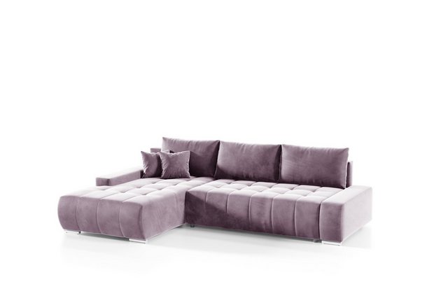 Fun Möbel Ecksofa Sofa mit Schlaffunktion VOGAR, inkl. Bettkasten, inkl. 3 günstig online kaufen