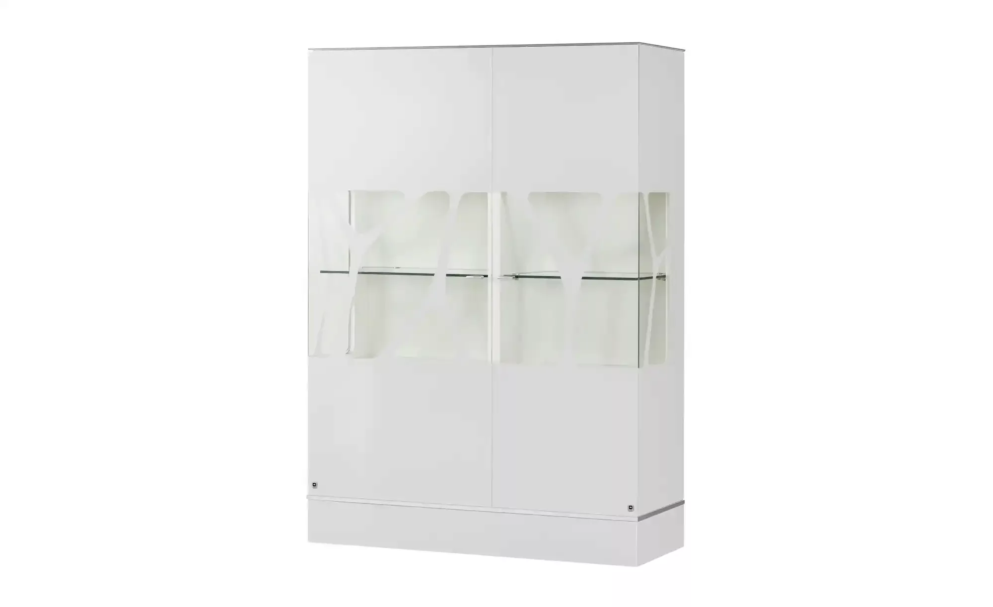 LEONARDO Highboard  Cube ¦ weiß ¦ Maße (cm): B: 110 H: 158 T: 42 Kommoden & günstig online kaufen